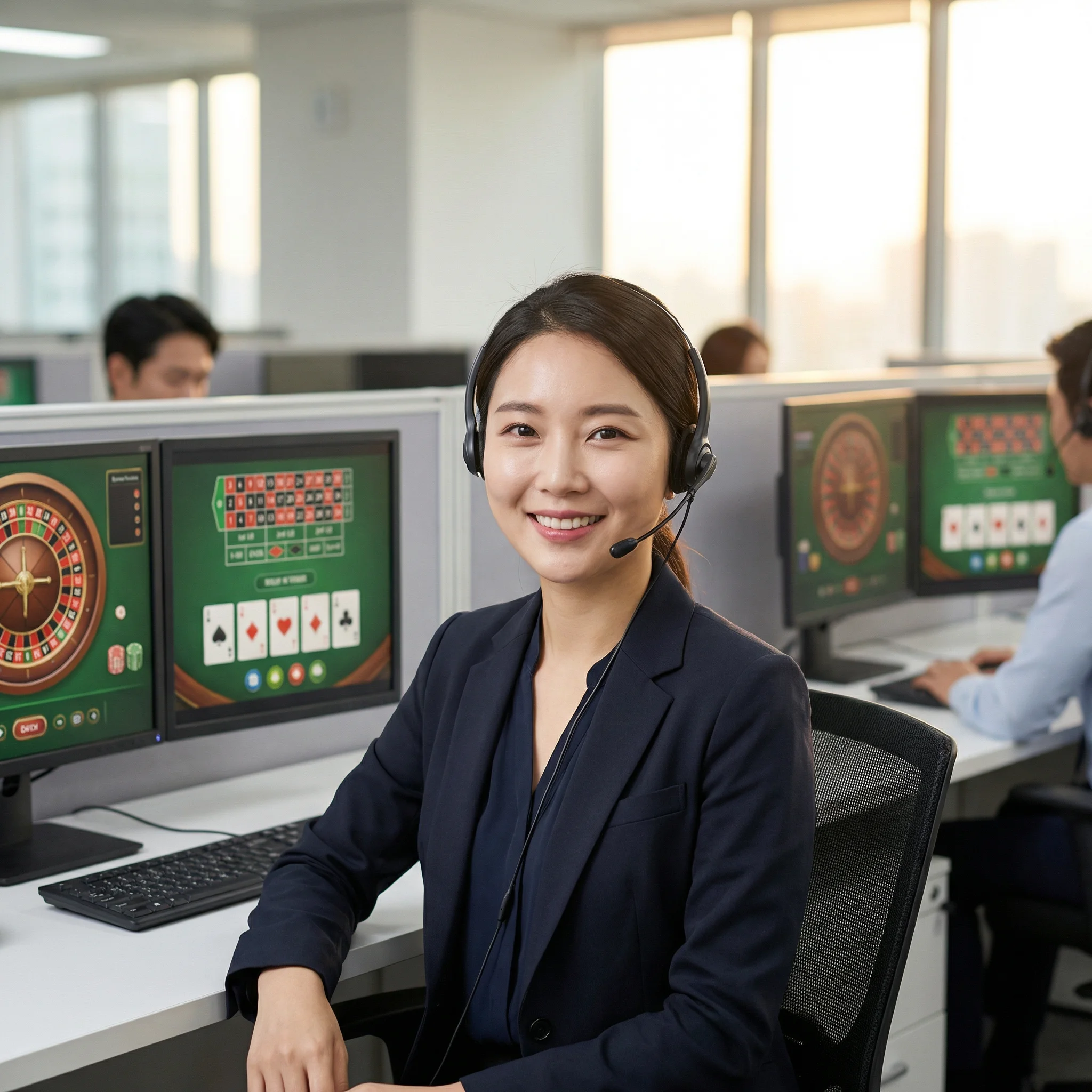 在线赌场专业客服团队